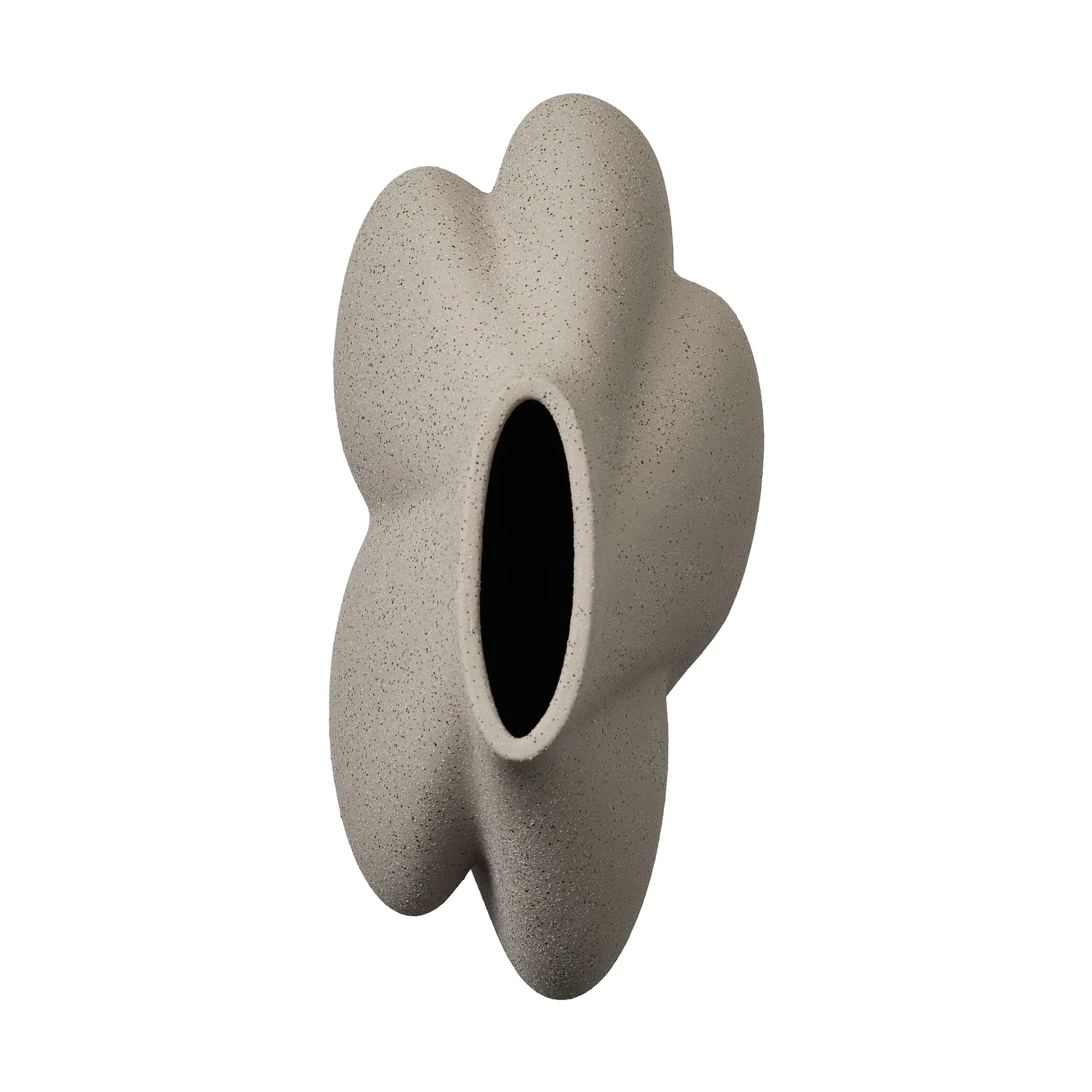 Saltare vase, Taupe, Ø13,8x30 cm AYTM