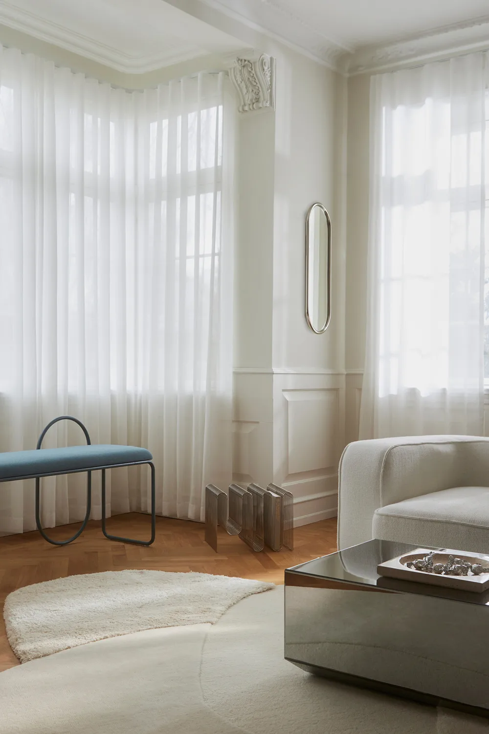 Speculum salongbord 60 x 120 cm, Sort AYTM