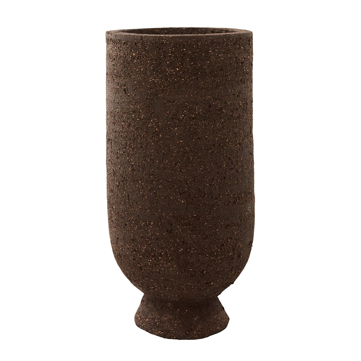 Bilde av AYTM Terra krukke/vase Ø 13 cm Java brown
