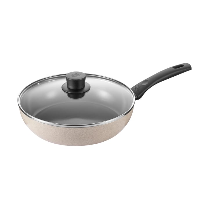 Ballarini Ledro keramisk traktørpanne med glasslokk - 28 cm - Ballarini