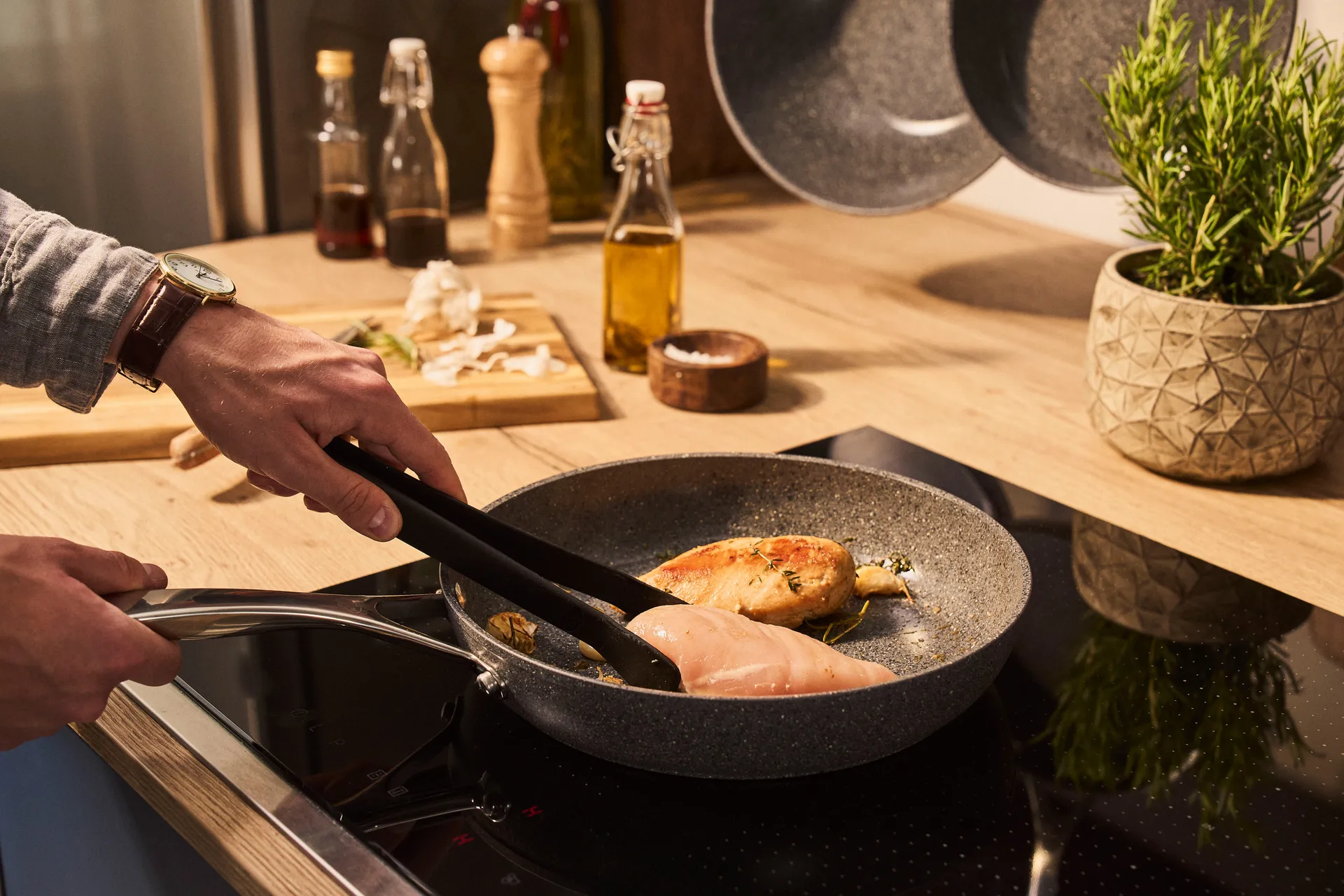 Ballarini Salina Granit keramisk stekepanne, 20 cm Ballarini