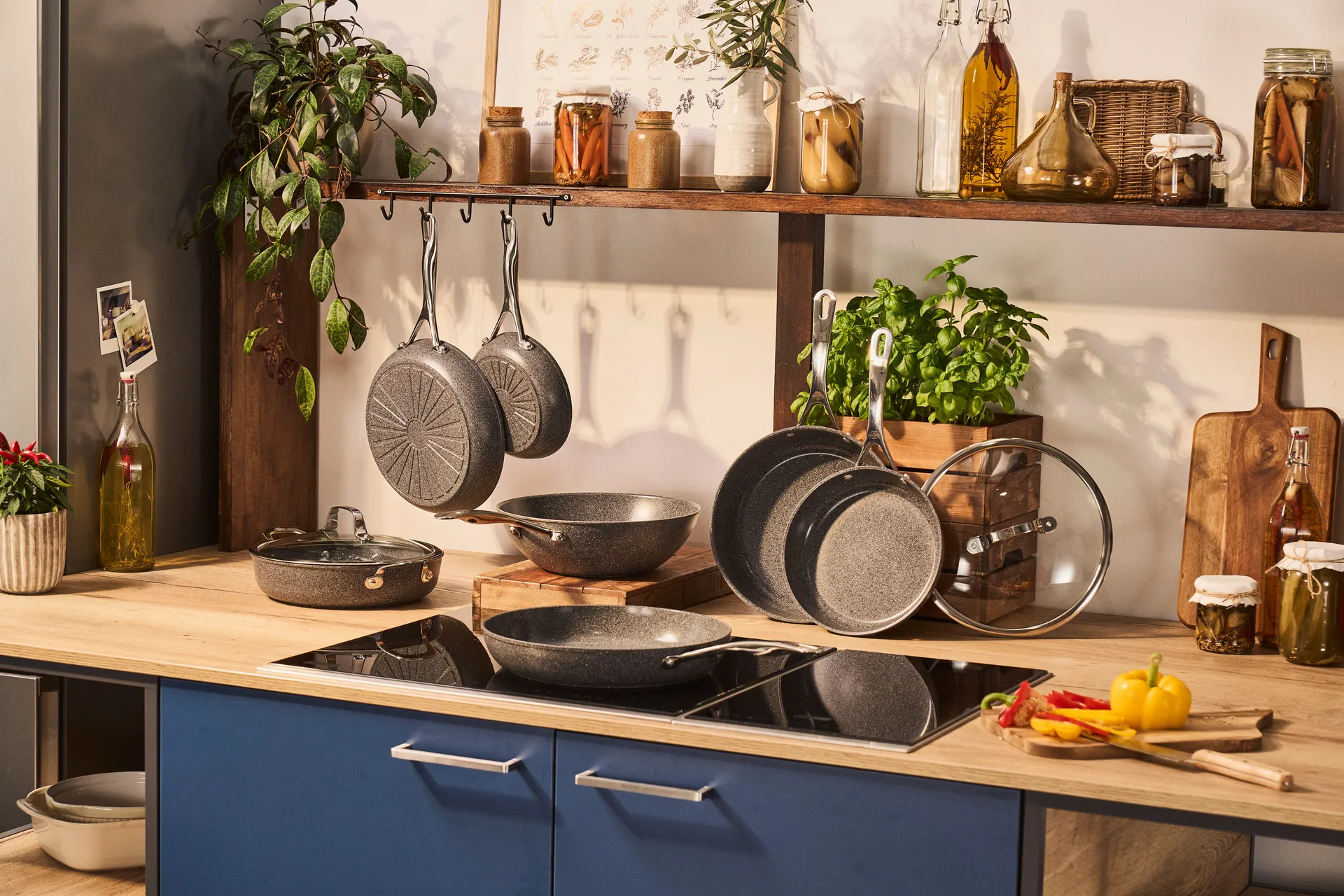 Ballarini Salina Ti-X Granit keramisk stekepanne, 32 cm Ballarini