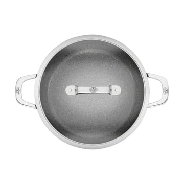 Salina Ceramic Granit serveringspanne med glasslokk - 28 cm - Ballarini