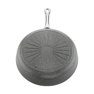 Salina Keramisk Granitt traktørpanne med glasslokk - 28 cm - Ballarini