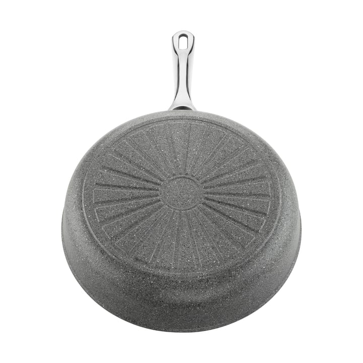 Salina Keramisk Granitt traktørpanne med glasslokk, 28 cm Ballarini