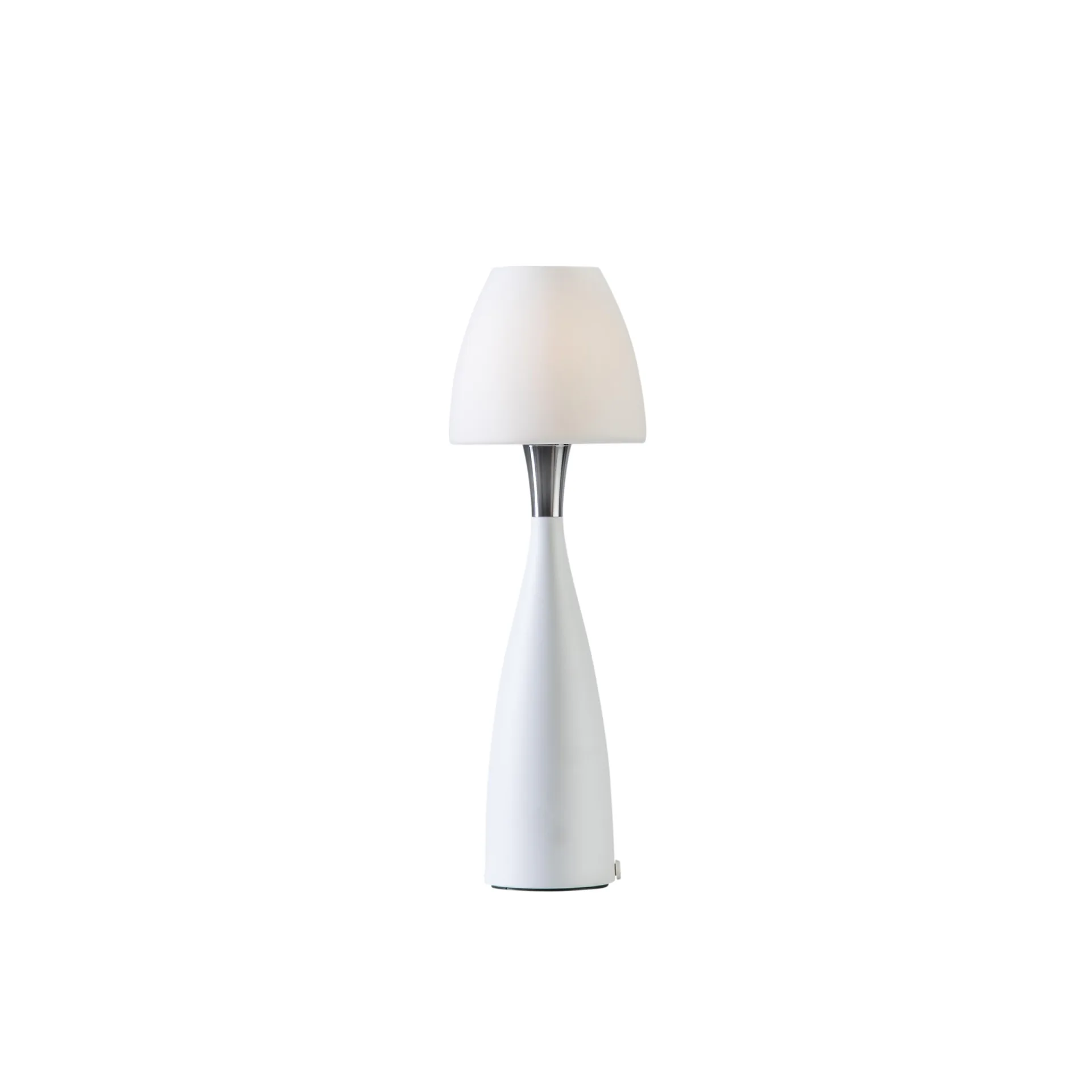 Anemon bordlampe, liten, hvit opal Belid