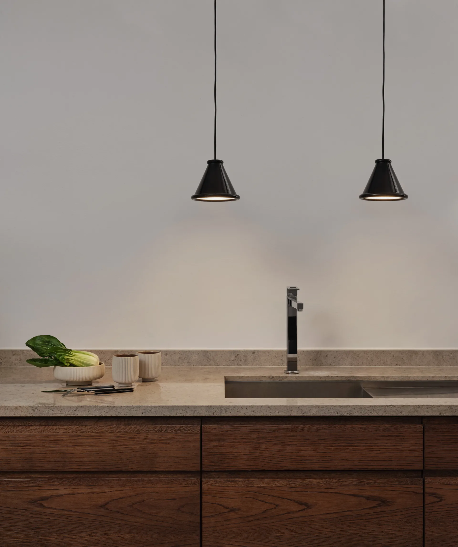 Belle pendel Ø15 cm, Glossy black Belid