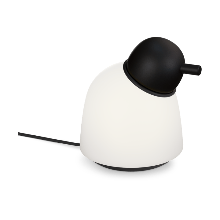 Bird bordlampe 21,5 cm - Svart-opalglass - Belid