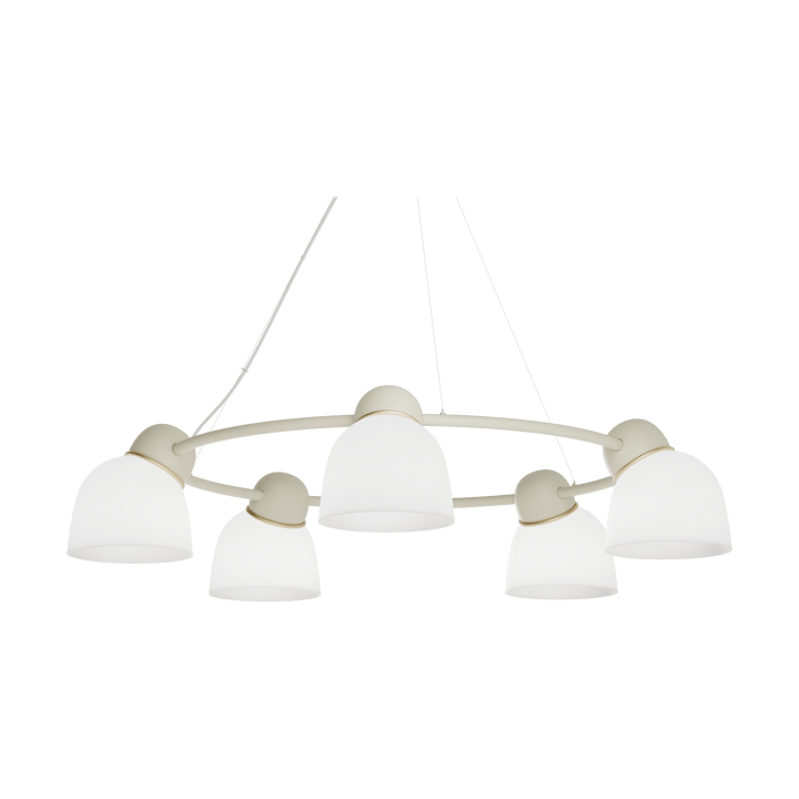 Bird takkrone Ø95,3 cm - Sand-messing-opalglass - Belid
