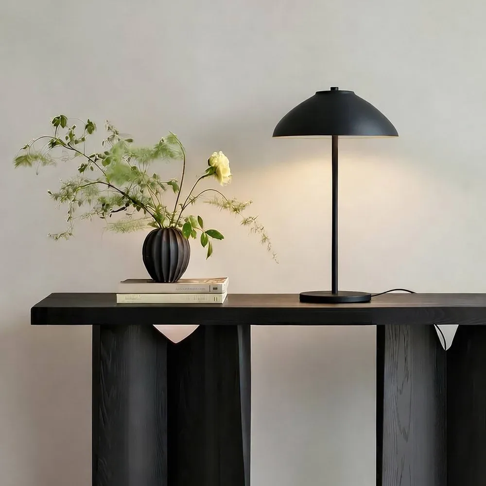 Bordlampe Vali, Matt svart, 40 cm Belid