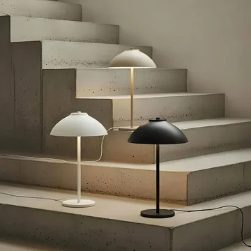 Bordlampe Vali - Matt svart, 40 cm - Belid