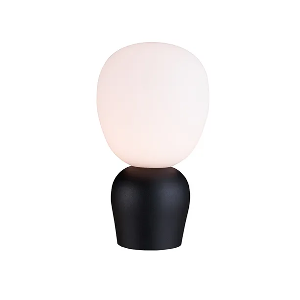 Buddy bordlampe opalglass, Svart Belid
