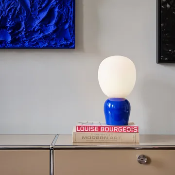Buddy bordlampe opalglass - Ultramarinblå - Belid