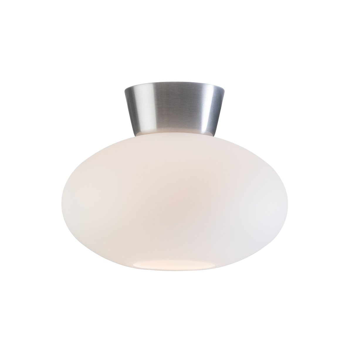 Bilde av Belid Bullo plafond opalglass Ø27 cm Aluminium