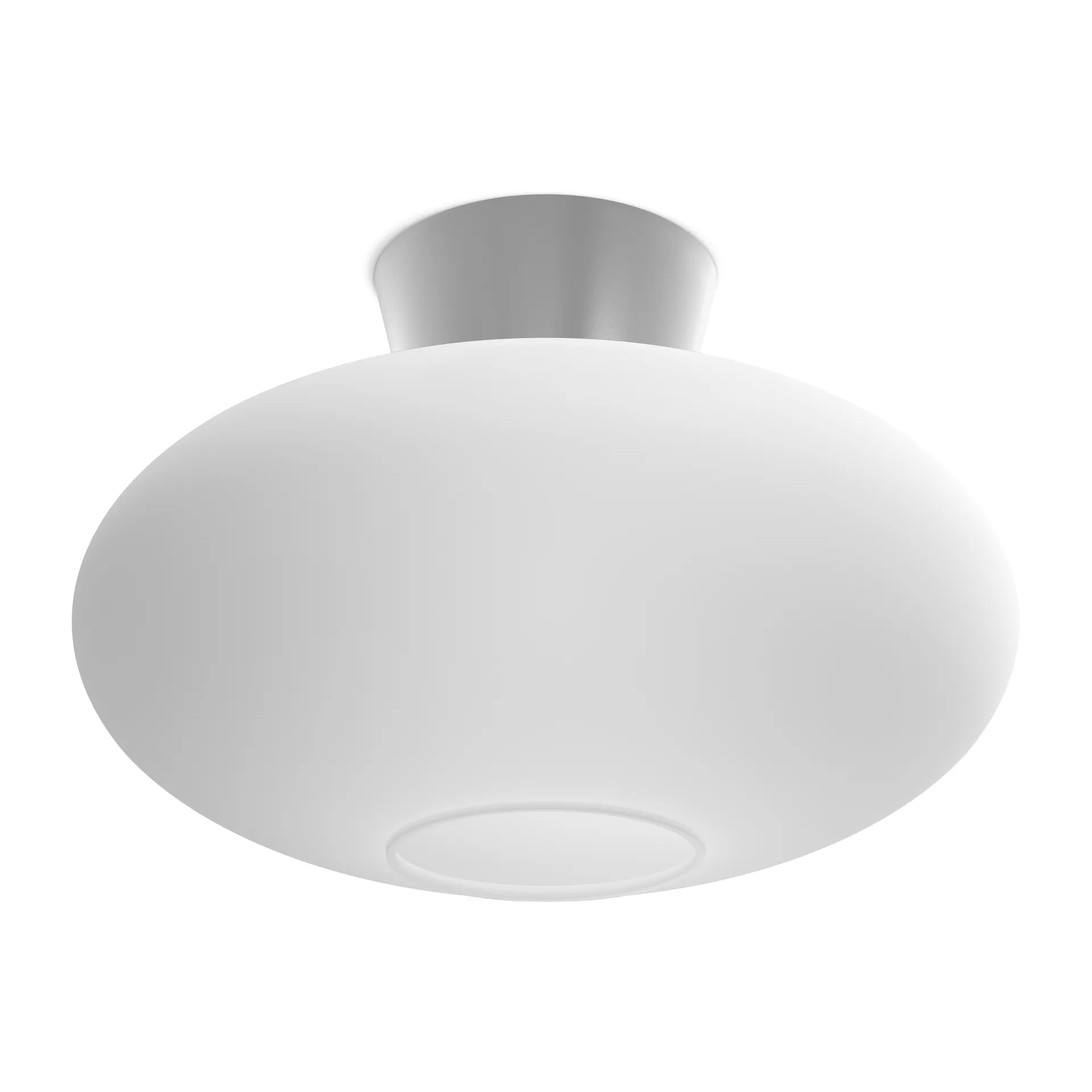 Bullo takplafond XL klart glass Ø 38 cm, Aluminium  Belid