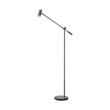 Cato gulvlampe 134 cm - Blank skogsgrønn-mattsvart - Belid