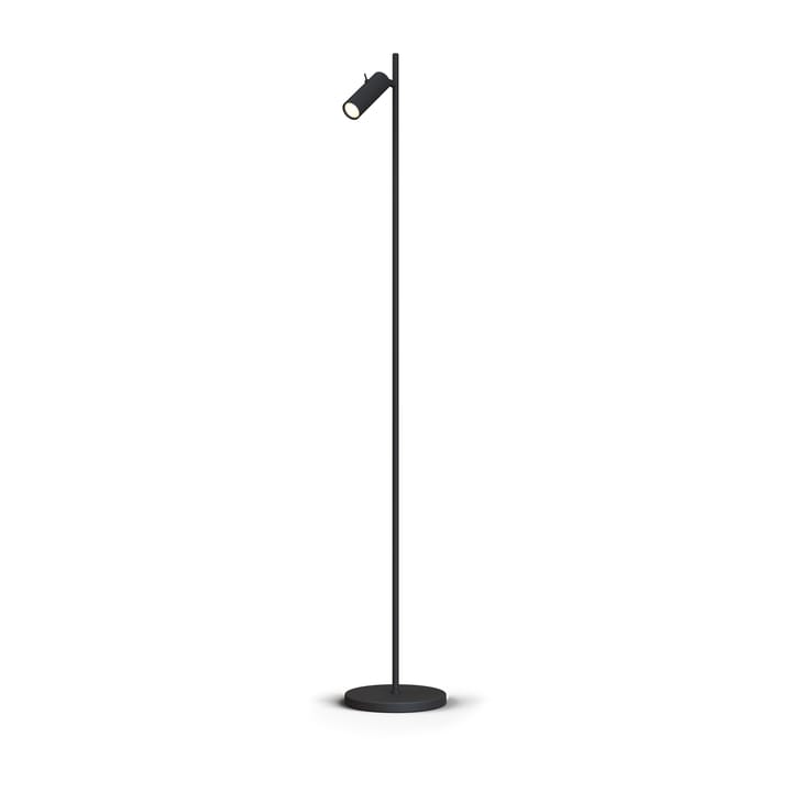 Cato Slim gulvlampe enkel - Matt svart-LED - Belid