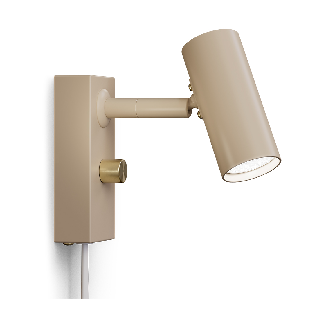 Bilde av Belid Cato vegglampe Nougat-messing