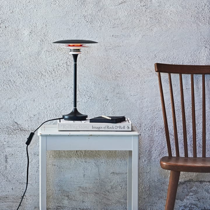 Diablo bordlampe Ø20 cm - Mattsvart-blankrød - Belid