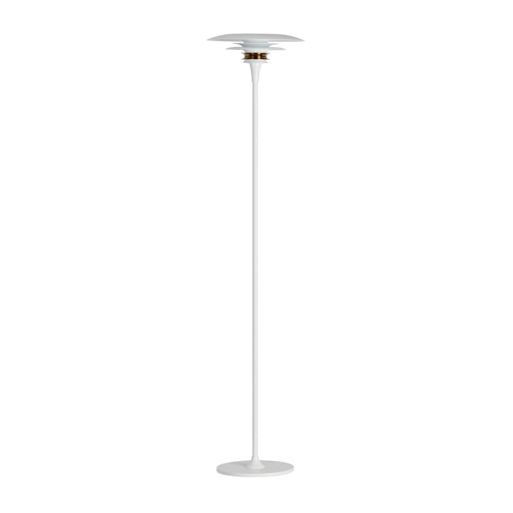 Diablo gulvlampe Ø30 cm, Hvit-messing Belid