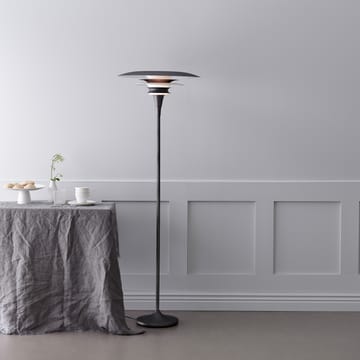 Diablo gulvlampe Ø30 cm - Mattsvart-blankrød - Belid
