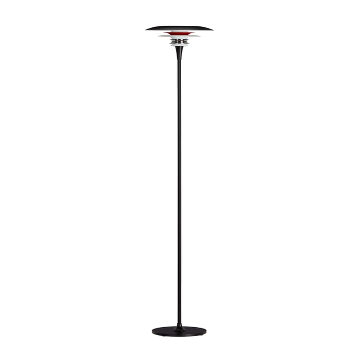 Diablo gulvlampe Ø30 cm, Mattsvart-blankrød Belid