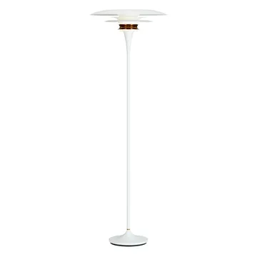 Diablo gulvlampe Ø50 cm - Hvit-messing - Belid