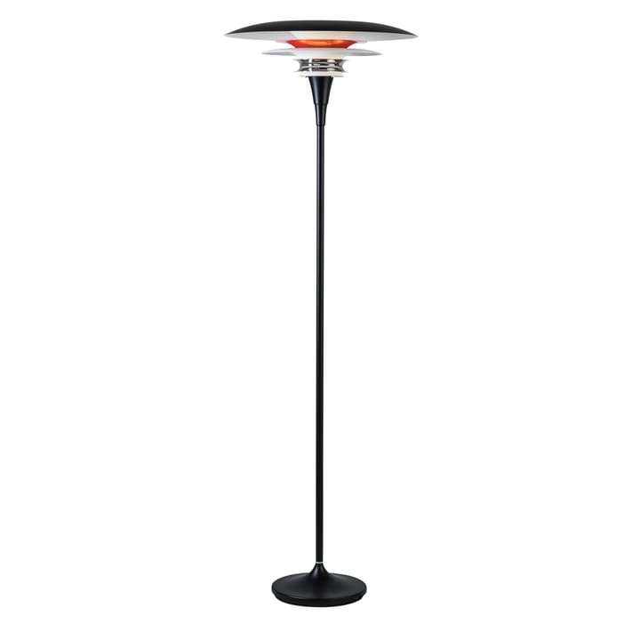 Diablo gulvlampe Ø50 cm - Mattsvart-blankrød - Belid