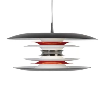 Diablo taklampe Ø50 cm - Mattsvart-blankrød - Belid