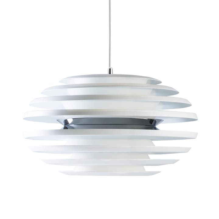 Ellipse taklampe - matt hvit, krom - Belid