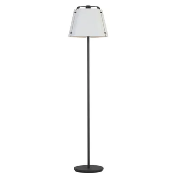 Fold gulvlampe Ø34 cm - Antracit-Hvit struktur - Belid