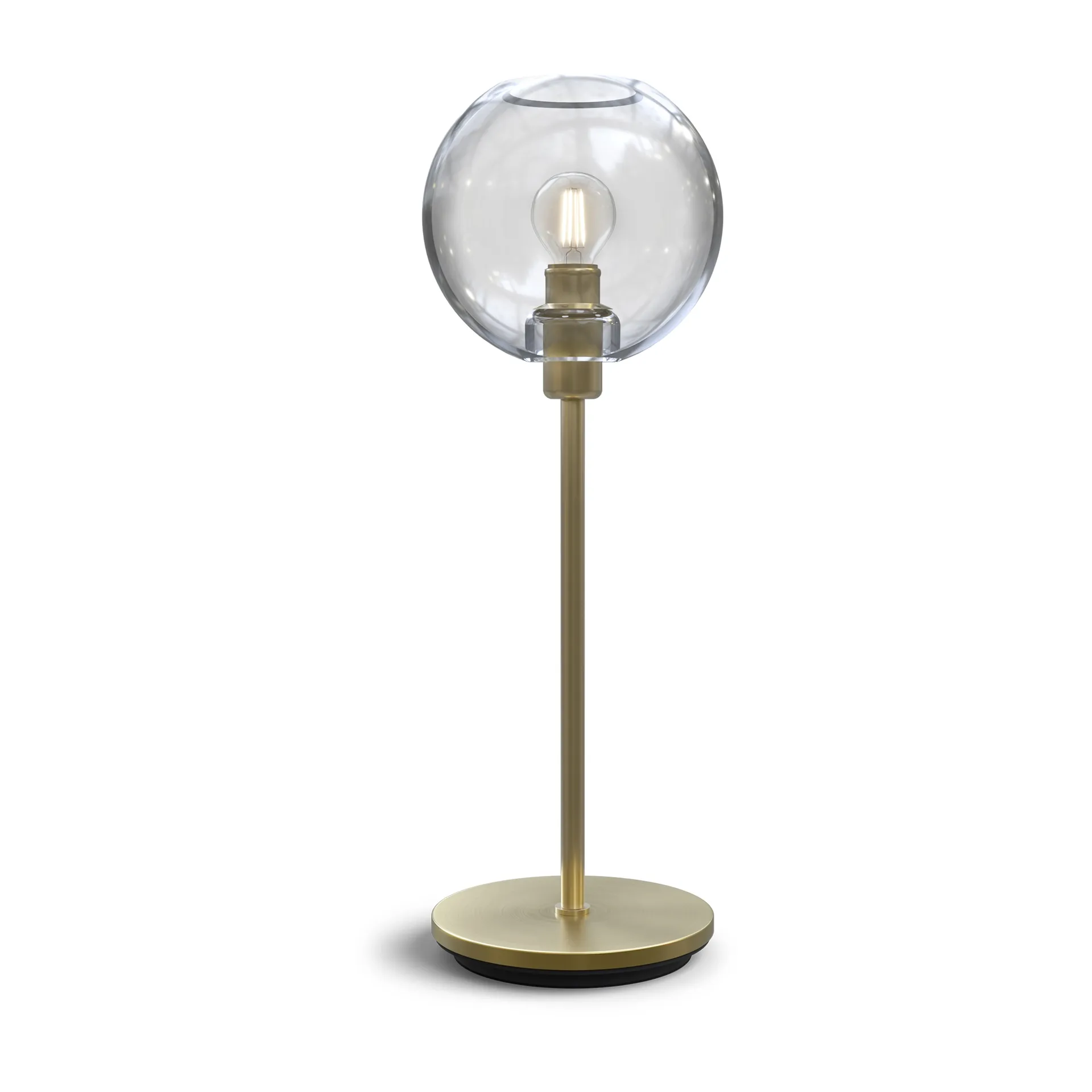 Gloria bordlampe 46 cm, Messing-klar Belid