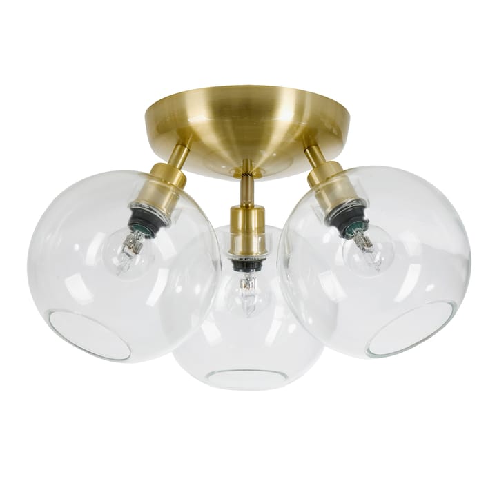 Gloria plafond Ø33 cm - Messing-klar - Belid