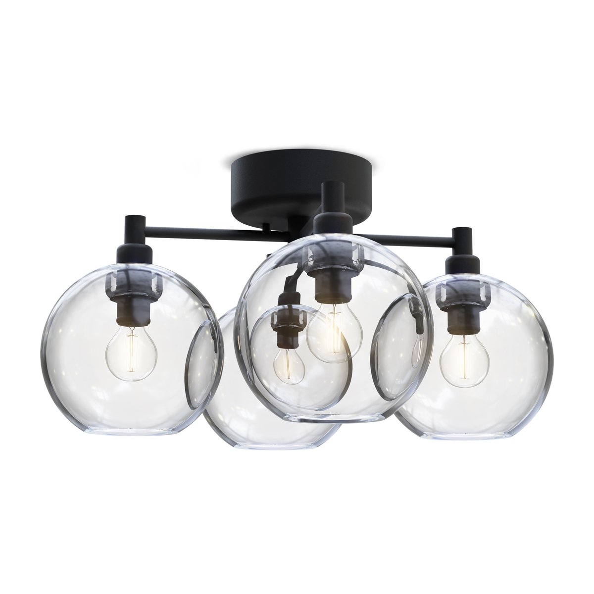 Gloria plafond Svart-klar