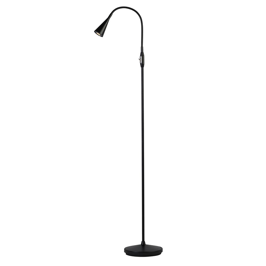 Bilde av Belid Ledro gulvlampe Mattsvart