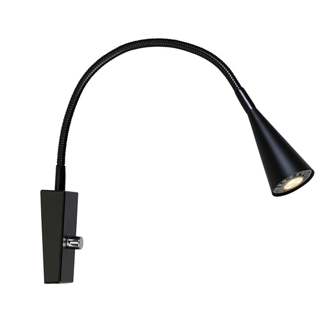 Ledro vegglampe Mattsvart