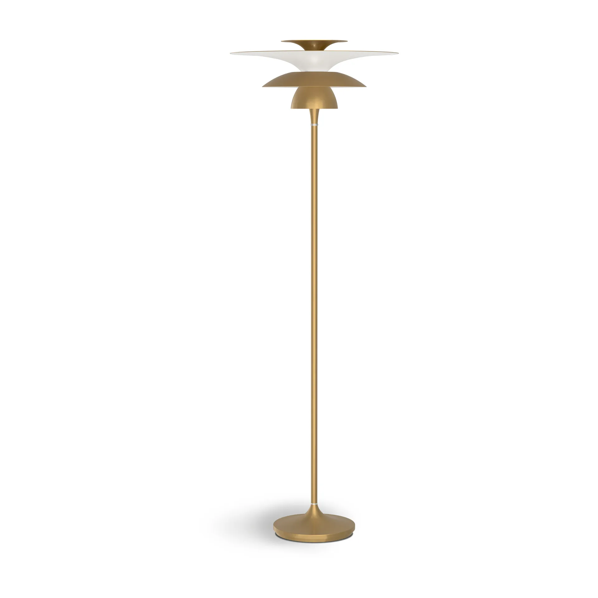 Picasso gulvlampe Ø50 cm, Antikk messing Belid