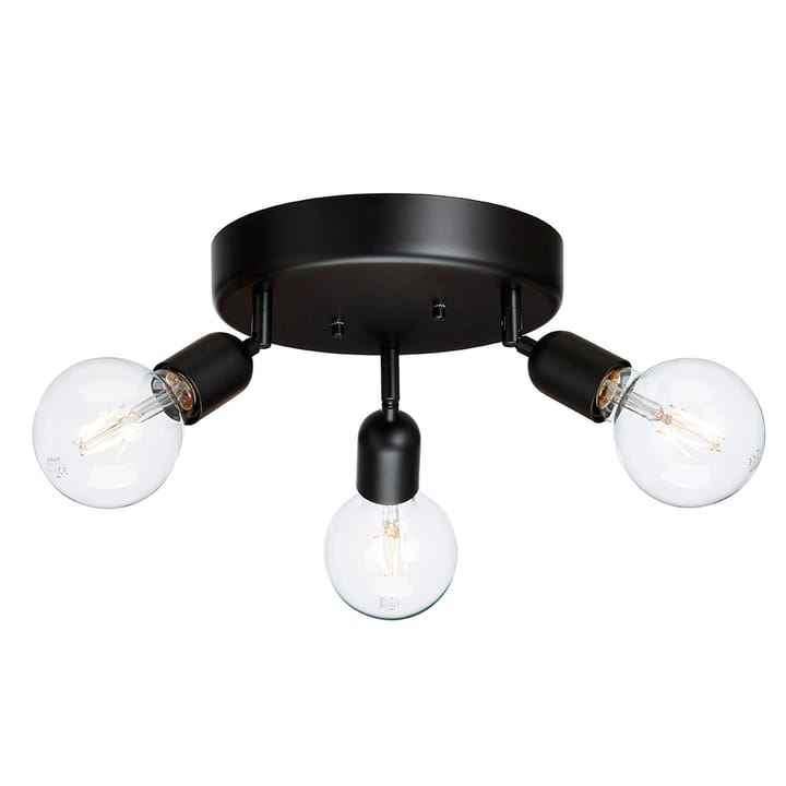 Regal 3 spotlight rund - Mattsvart - Belid