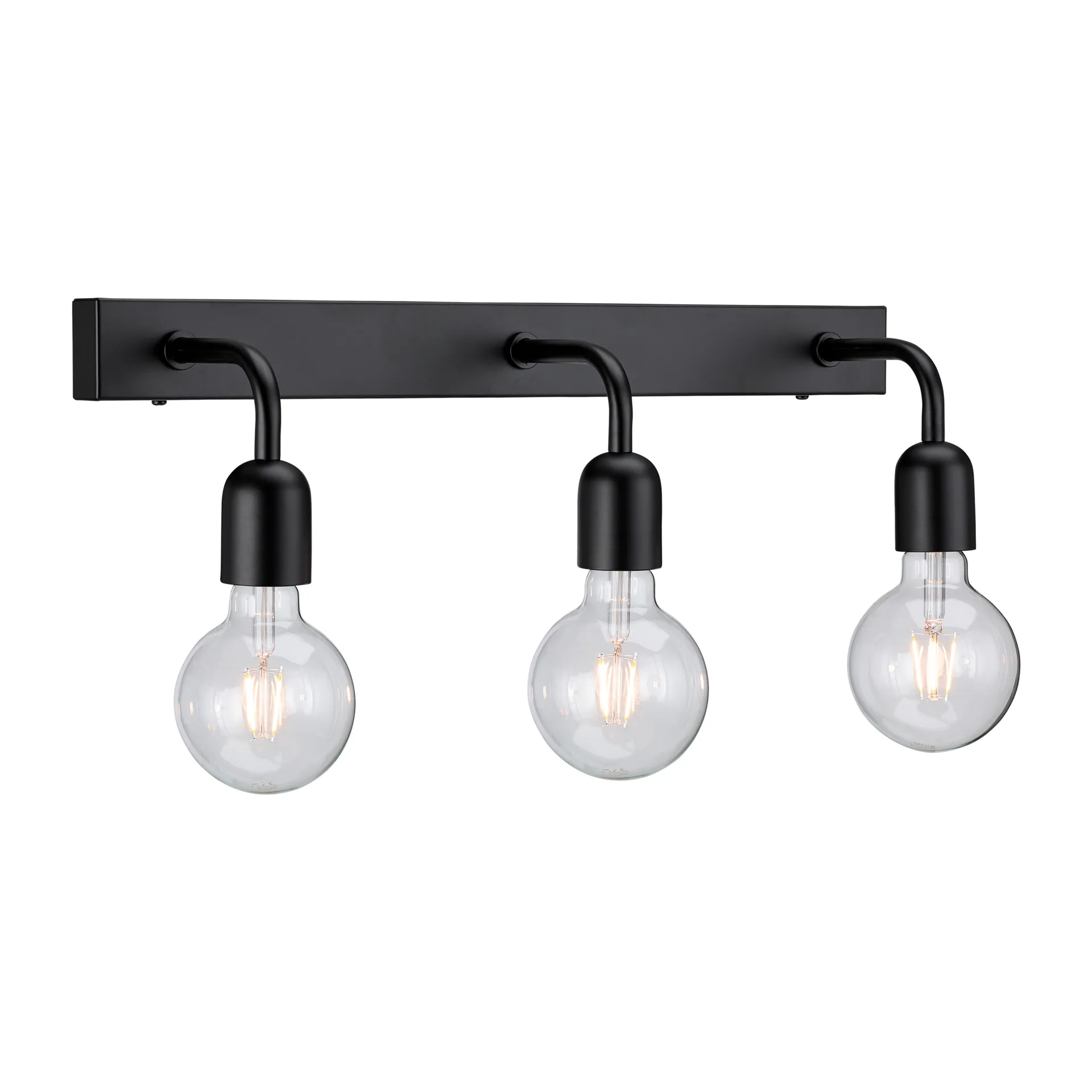 Regal 3 vegglampe 13,5 cm, Matt svart Belid