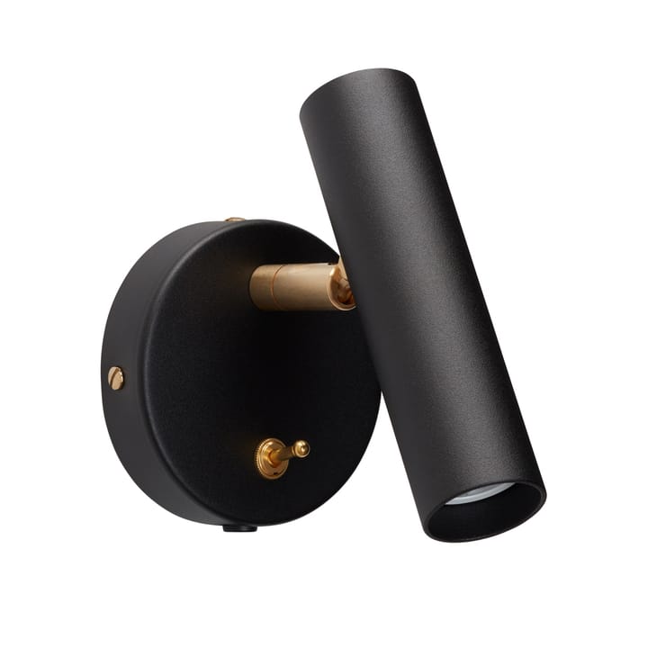 Slender vegglampe, Svart Belid