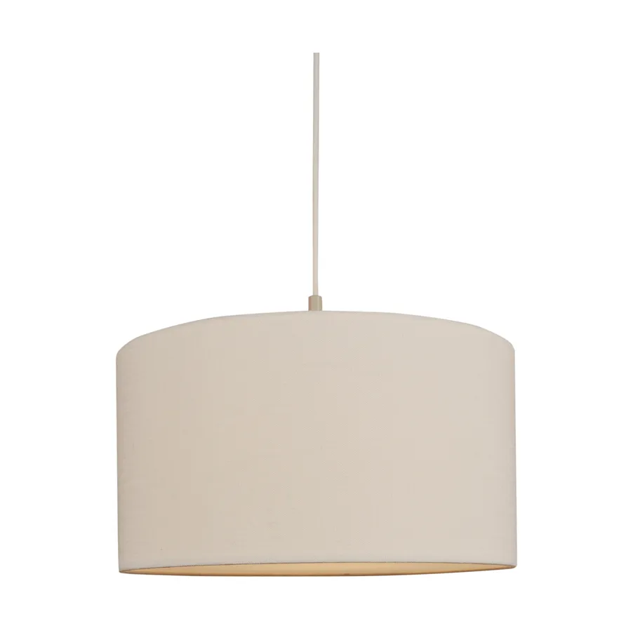 Soft pendel Ø 40 cm, Lin hvit-sand, Ø44 cm Belid