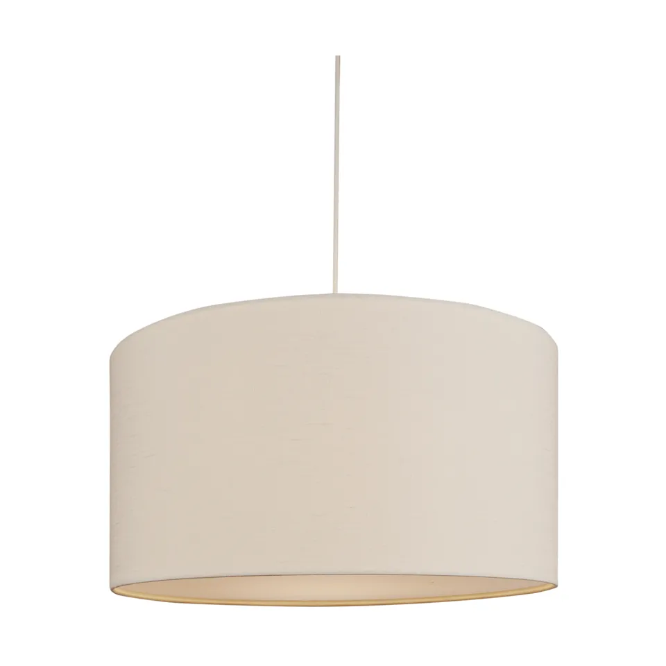 Soft pendel Ø 40 cm, Lin hvit-sand, Ø60 cm Belid