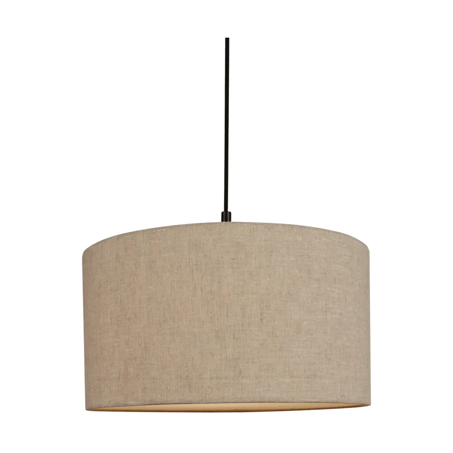 Soft pendel Ø 40 cm, Lin natur-metallic bronse, Ø44 cm Belid