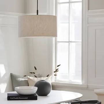 Soft pendel Ø 40 cm - Lin natur-metallic bronse, Ø44 cm - Belid
