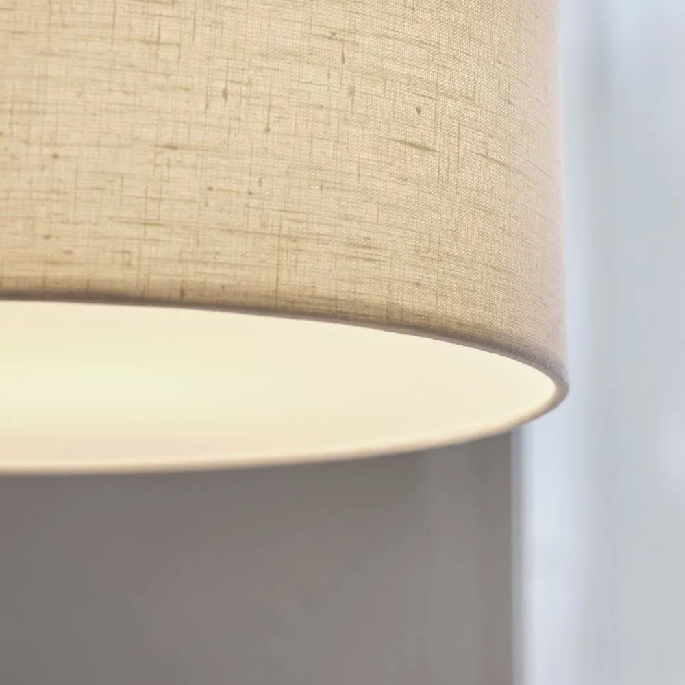 Soft pendel Ø 40 cm, Lin natur-metallic bronse, Ø44 cm Belid