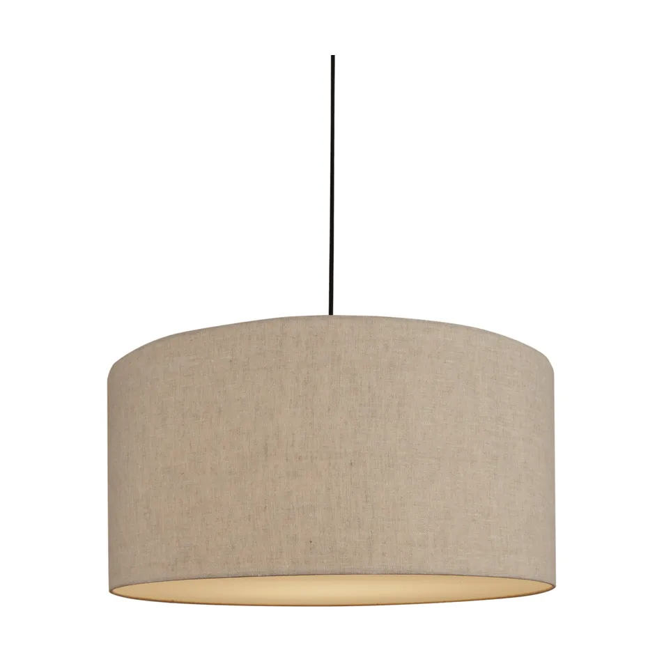 Soft pendel Ø 40 cm, Lin natur-metallic bronse, Ø60 cm Belid