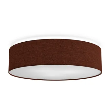 Soft takplafond Ø 60 cm - Rustrød ull - Belid