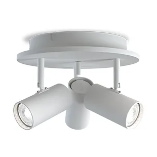 Tyson 3-spotlight Ø25 cm - Hvit - Belid