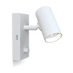 Tyson venstre vegglampe 16,2 cm, Hvit Belid