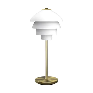 Valencia bordlampe 41 cm - Mattvit-messing - Belid